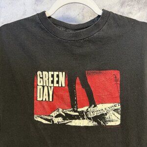 Vintage Green Day Boulevard of Broken Dreams T Shirt Mens Medium 2005